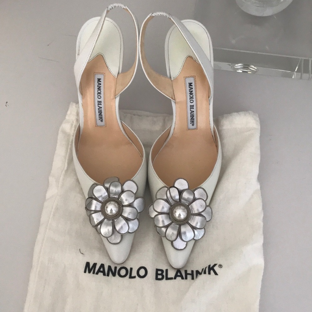 Manolo Blahnik slingbacks